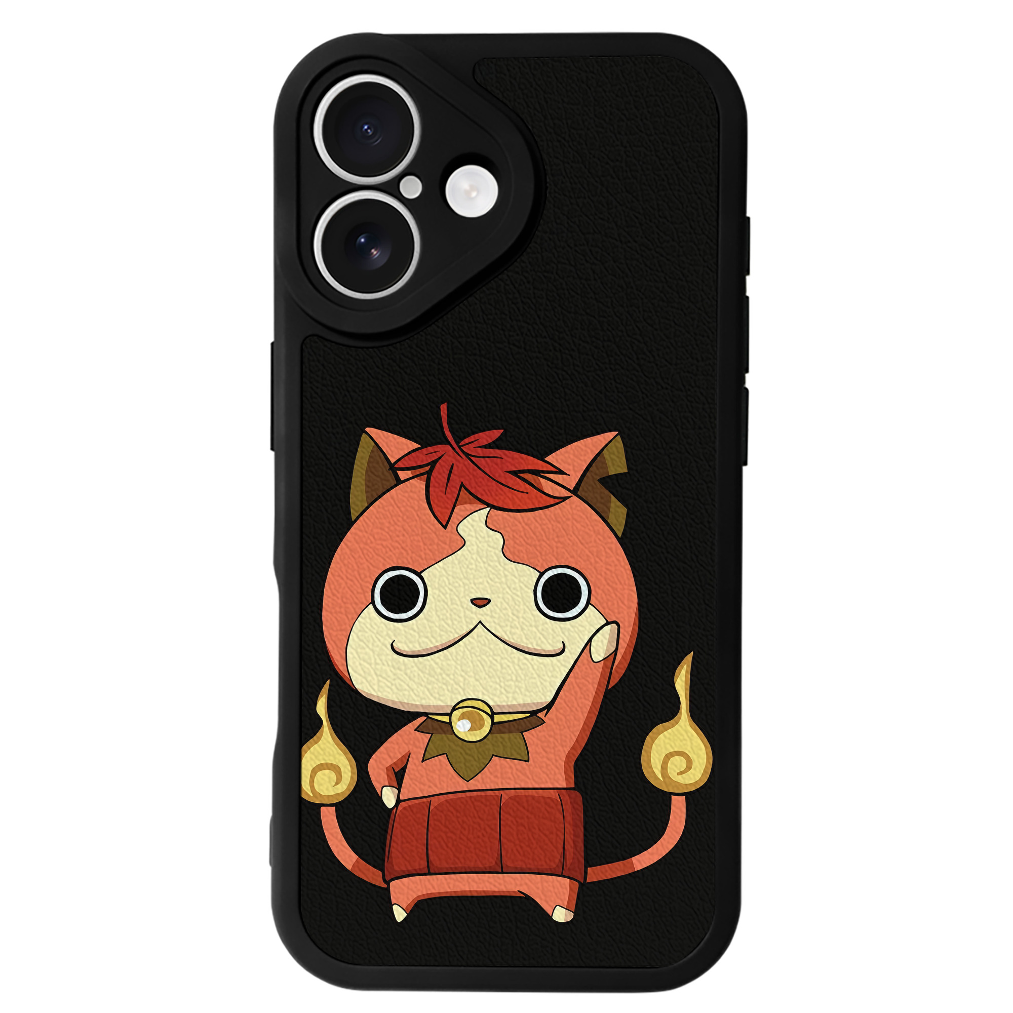 （画像用） 妖怪ウォッチ Yo-kai Watch 【iPhone 16シリーズ対応】シリコンスマホケース（レザー調） 材質：シリコン